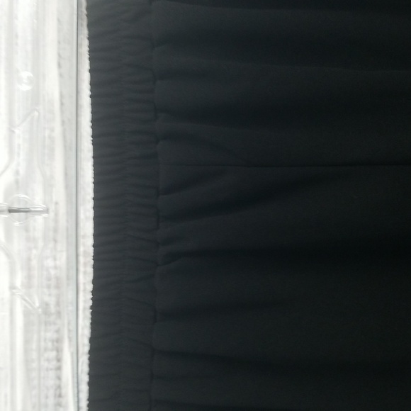 Shein Black Wide Legged Capris W Gold buttons - Picture 6 of 8